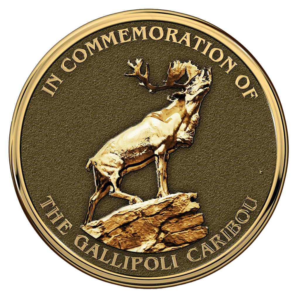 4 Inch Trail of the Caribou Commemorative Medallion