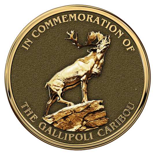 4 Inch Trail of the Caribou Commemorative Medallion