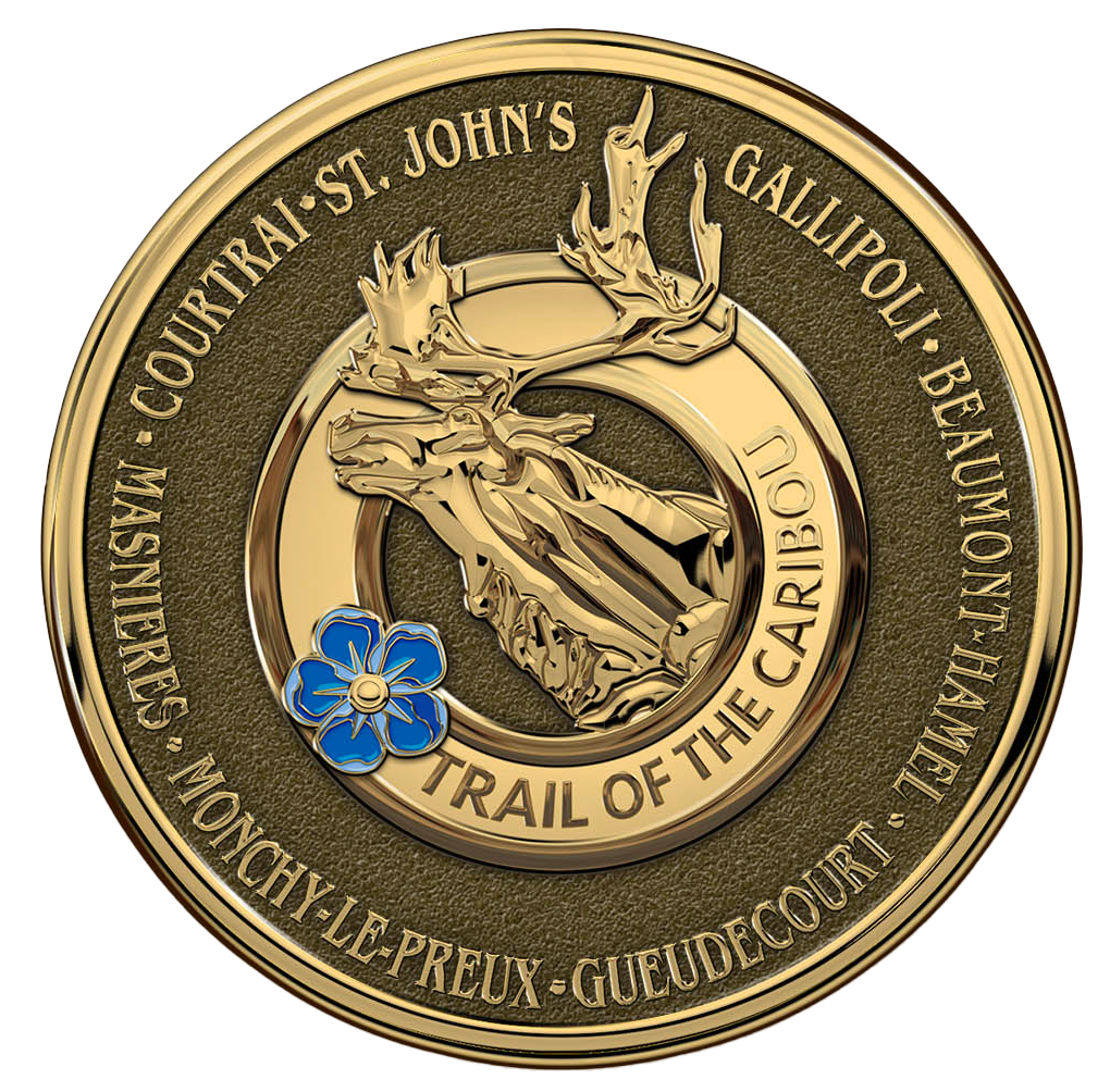 4 Inch Trail of the Caribou Commemorative Medallion